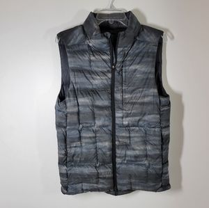 Lululemon Gray Marbled Pack It Down Goose Down Vest  Women Size M  LM4765SE0403